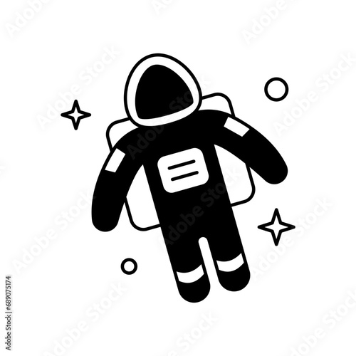 Astronaut Vector Illustration photo