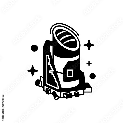 Kepler Space Telescope Vector Illustration