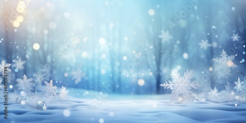 Bokeh Effect - Whimsical Elegance - 3D Illustration Creating a Magical Atmosphere - Capturing the Essence of Seasonal Beauty