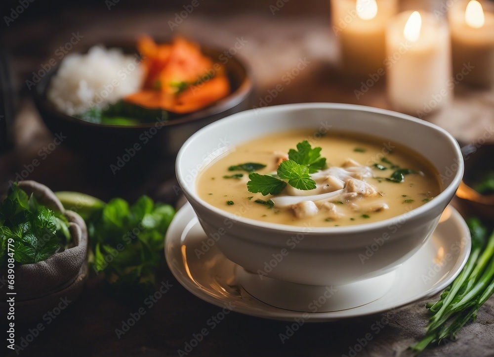 Tom Kha Gai soup

