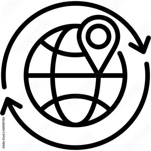 Global Shipping Icon