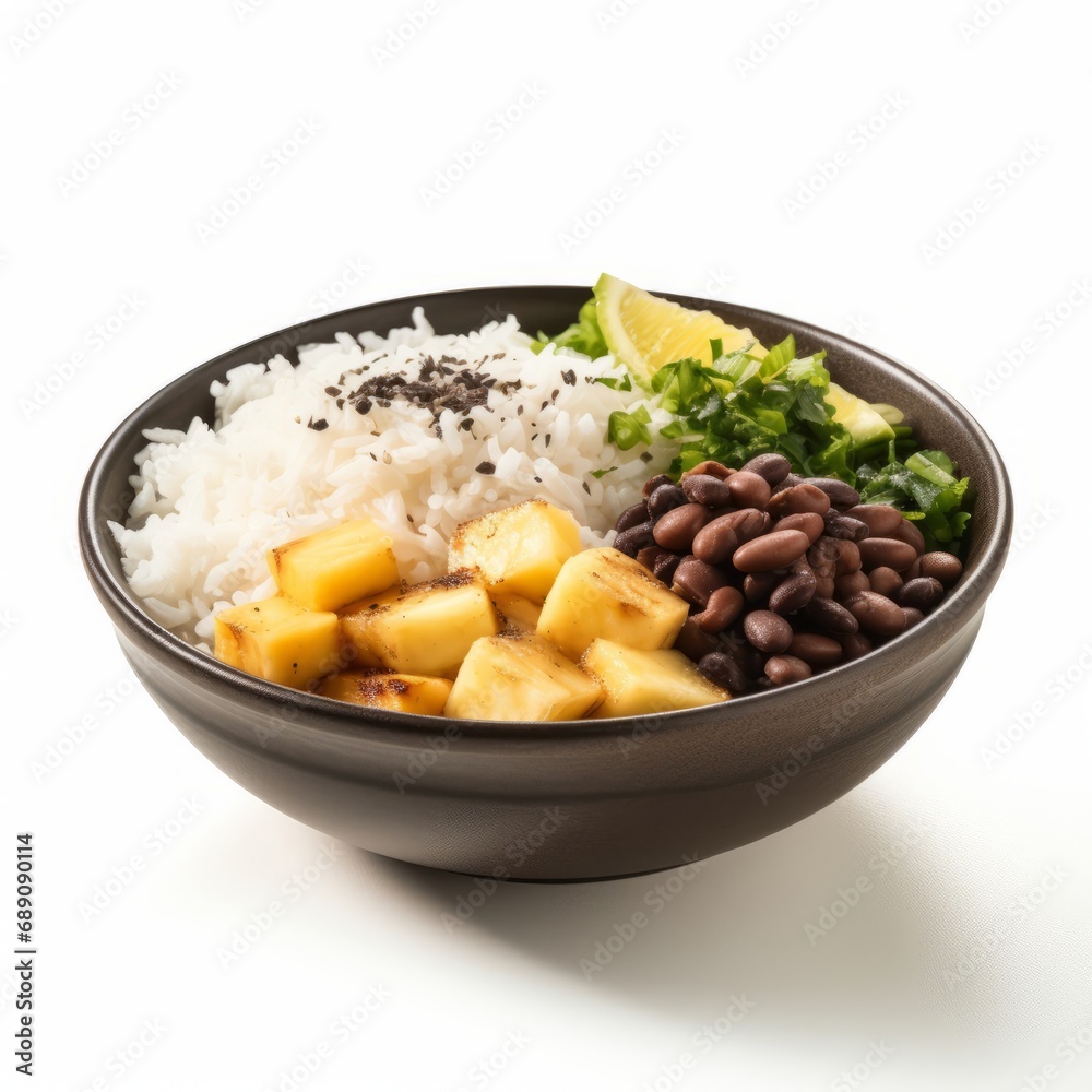 A Wholesome Bowl of Rice, Beans, and Greens A Wholesome Bowl of Rice, Beans, and Greens