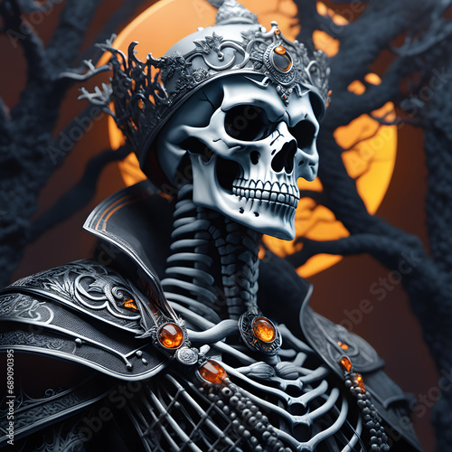 Horror on Halloween, AI-generatet © Dr. N. Lange