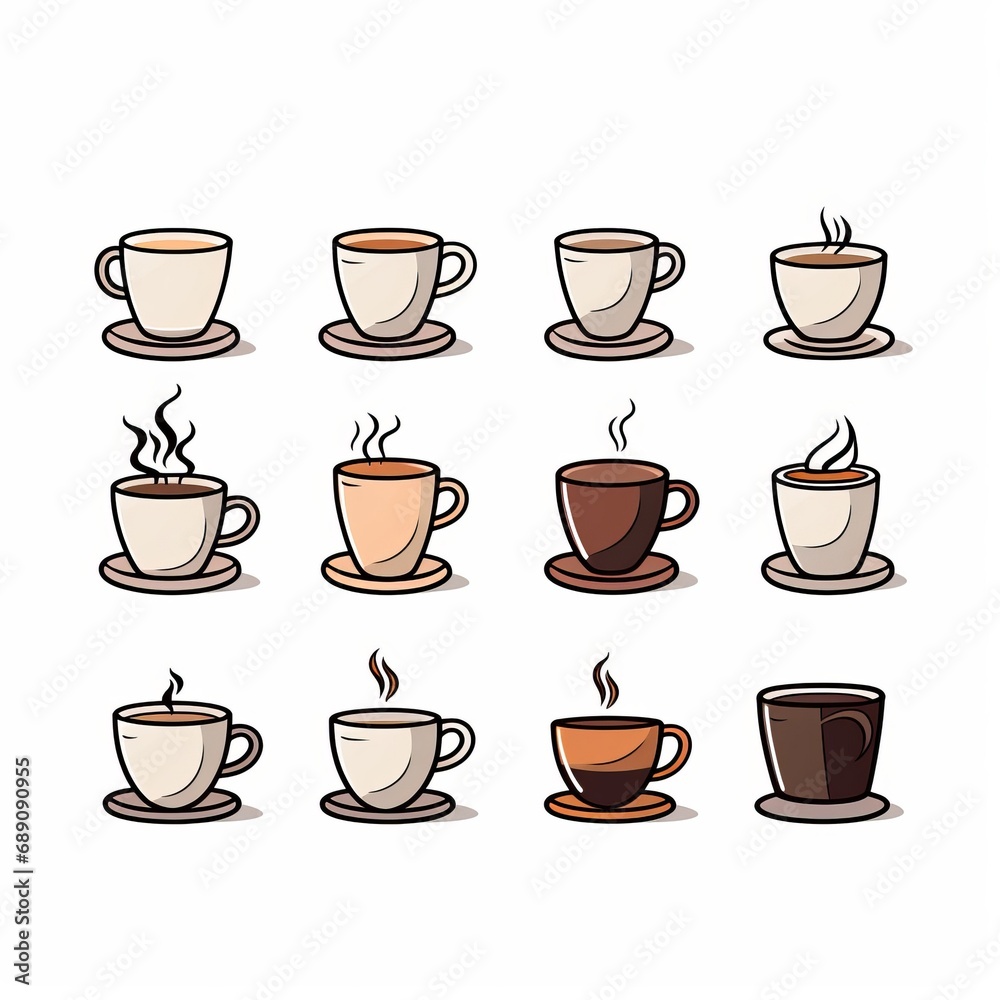 Coffee Cup and Saucer Set Coffee Cup and Saucer Set