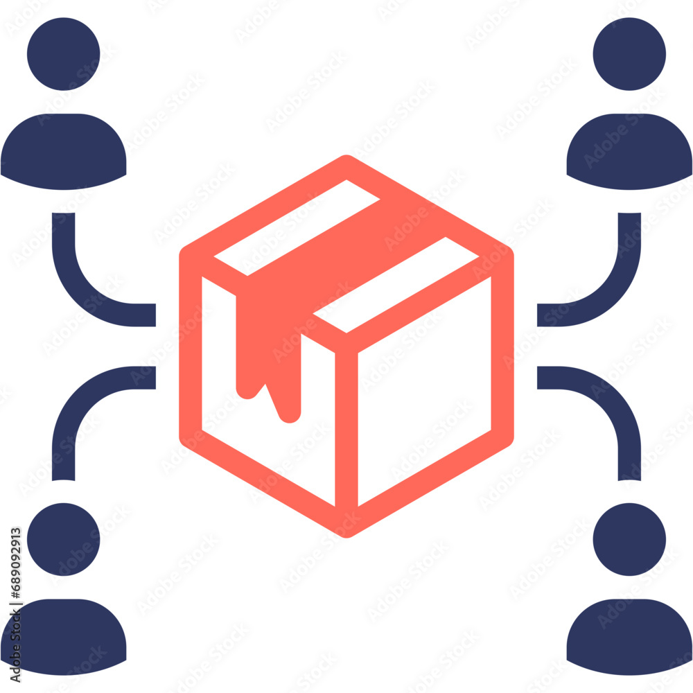 Obraz premium Distribution Icon