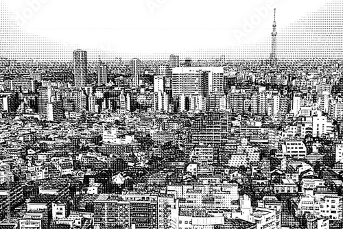 Photography Tokyo engraving illustration