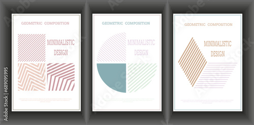 Abstract pattern. Template for the design of banners, posters and posters. Layout of the book cover, brochures, booklets and catalogs. An idea for creative design