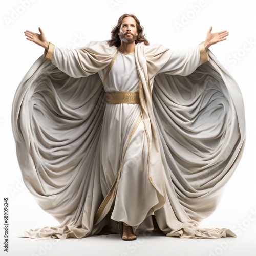 A Statue of Jesus with Arms Outstretched