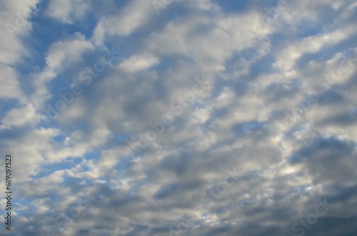 blue sky with clouds