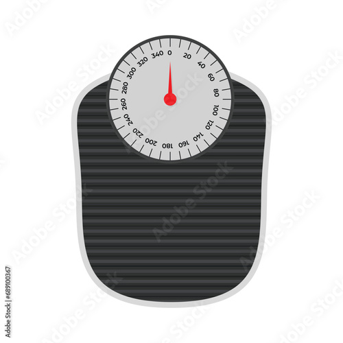 body weight scale illustration