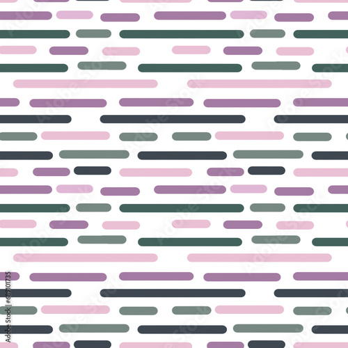 Geometrical colorful seamless pattern. Abstract striped repeat background for fabric design in pastel colors. Cute seamless texture.
