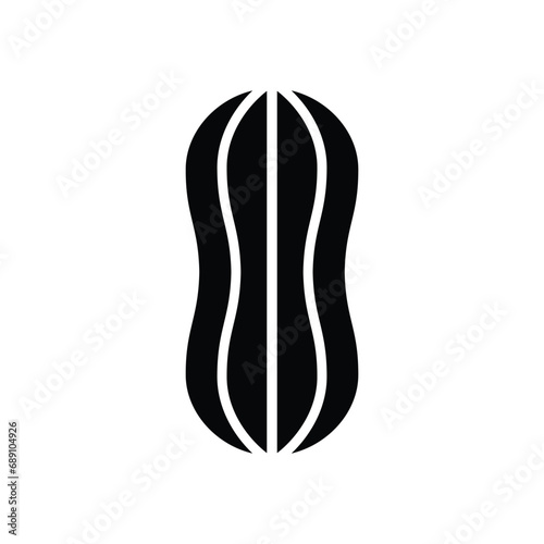 peanut icon vector nut icon