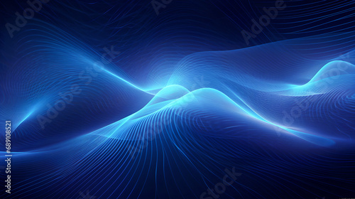 abstract blue light digital wave background