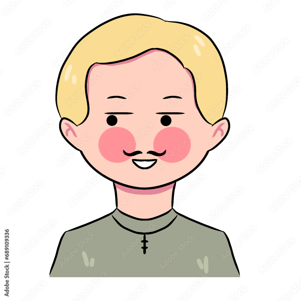 Man Hiding Something Illustration Man Hiding Something Illustration