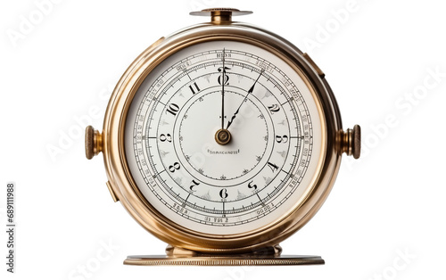Chronometer isolated on a transparent background.