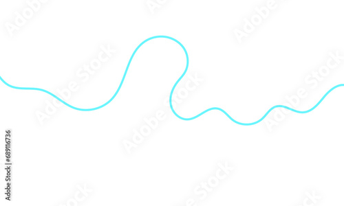 Abstract glowing wavy and ocean flowing dynamic smooth curve lines background. Digital future technology concept. 