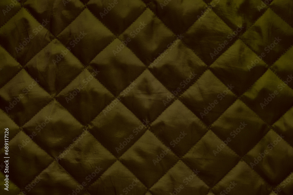 Fototapeta premium Diamond Quilted Lining Fabric Texture Background