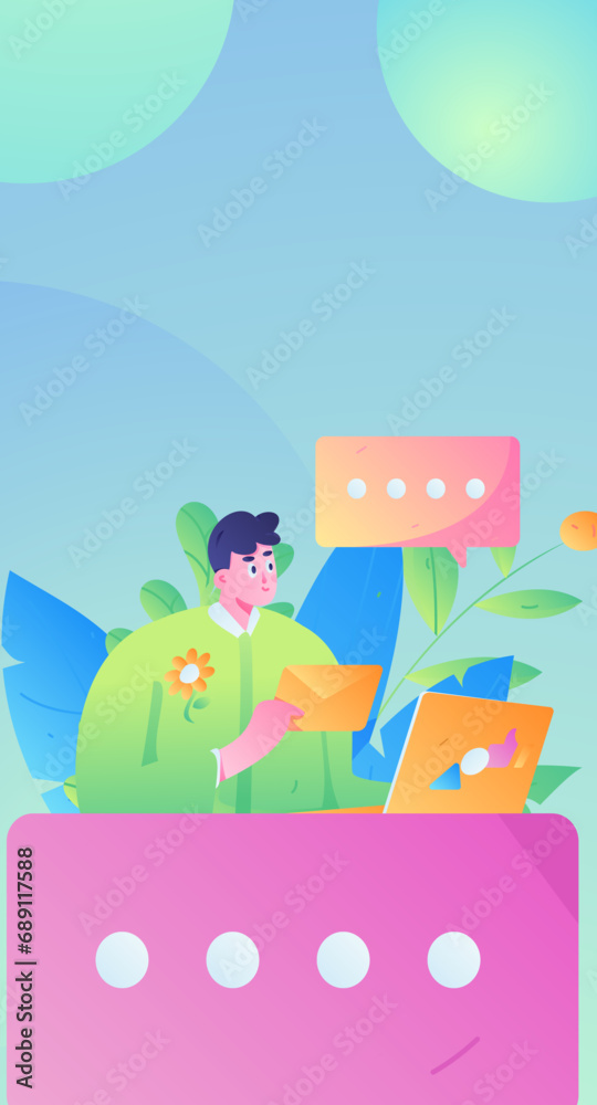Business People Flat Vector Concept Operation Hand Drawn Illustration
Business People Flat Vector Concept Operation Hand Drawn Illustration