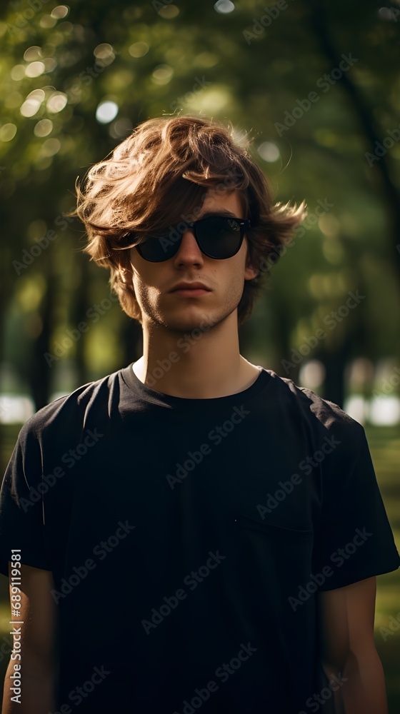 portrait of a man with sunglasses portrait of a man with sunglasses