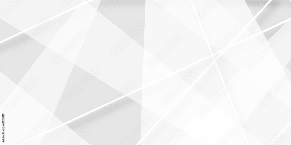 Abstract background with white and gray and geometric style with simple lines and corners, triangle as background geometric style with simple lines and corners, triangle as background paper texture	