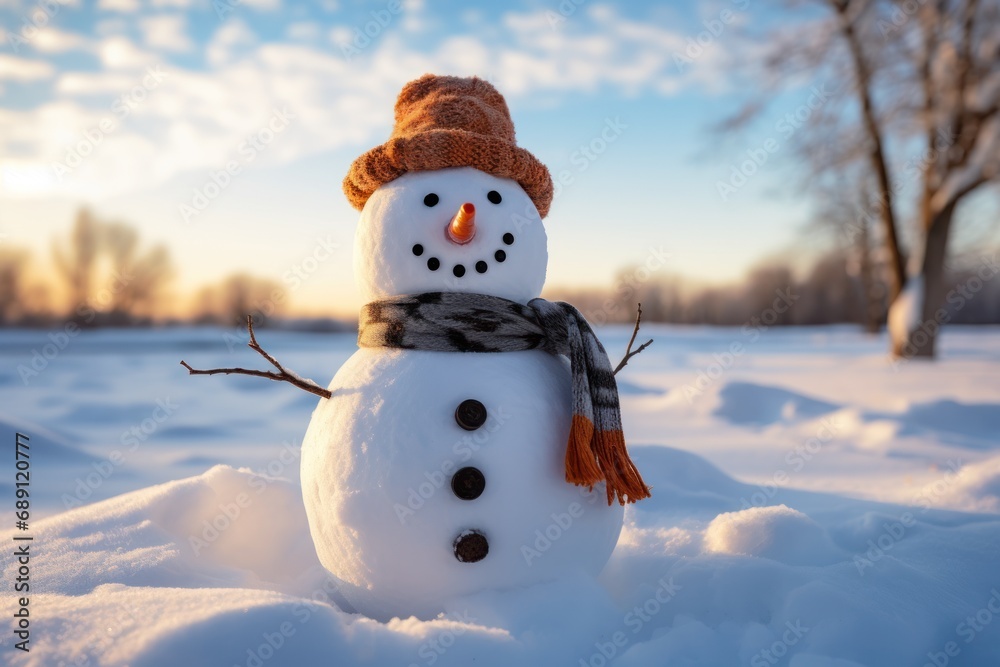 Obraz premium snowman