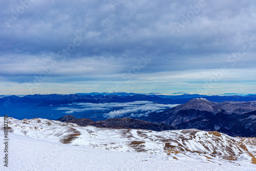 he scenic view of the G  mbe Akda     Uyluktepe   3024 m. high over Suba     Plateau in Antalya