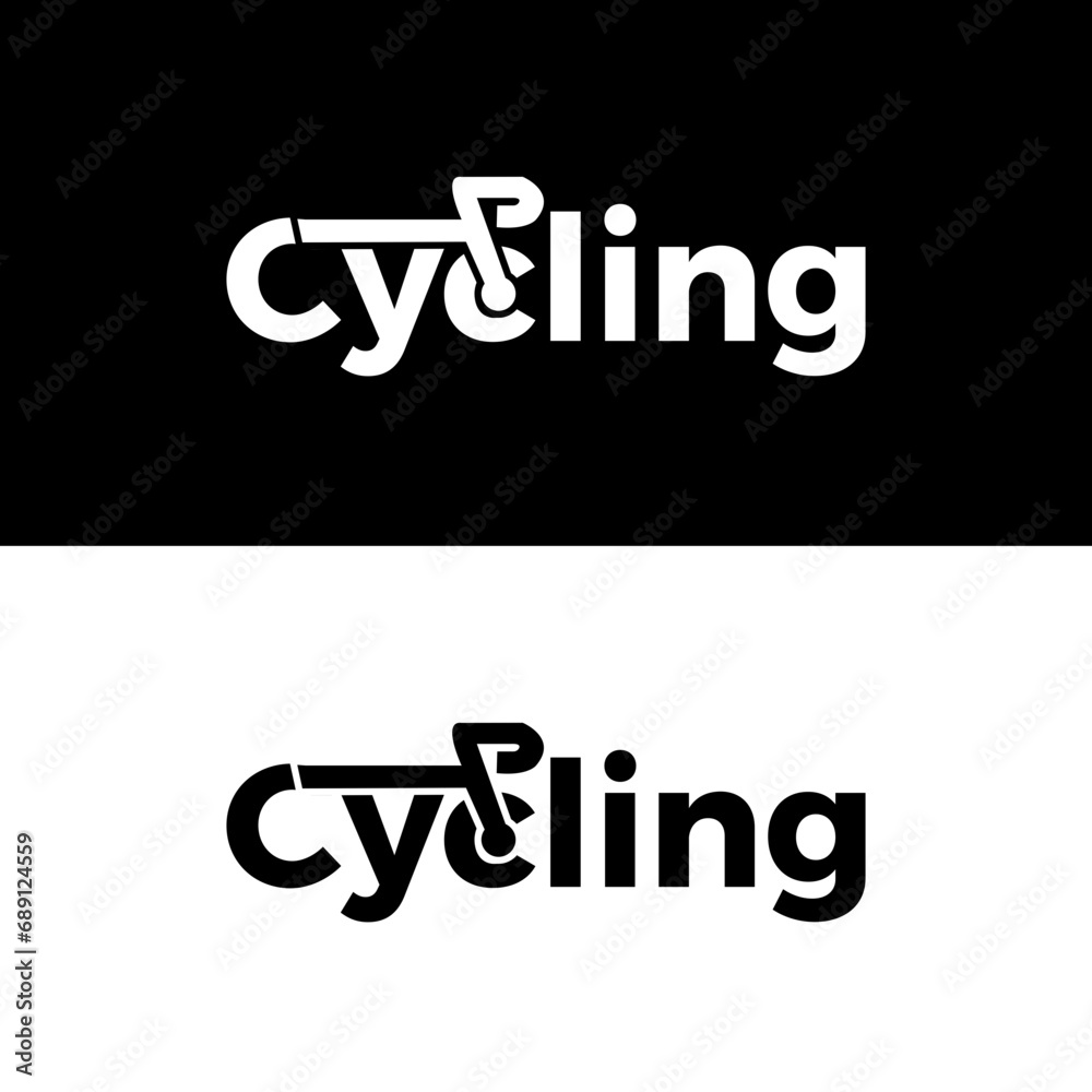 Obraz premium Cycling logo