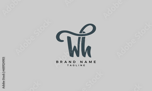 WPH, WHP, PWH, PHW, HPW, HWP, Abstract initial monogram letter alphabet logo design photo