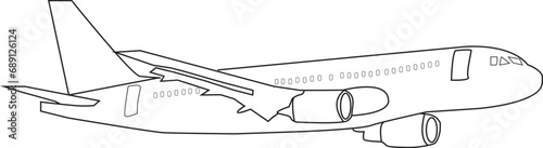 Air Plane Coloring Page for All ages