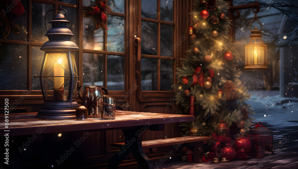 A wonderful New Year, Christmas, holiday and winter atmosphere background. A wonderful New Year, Christmas, holiday and winter atmosphere background.