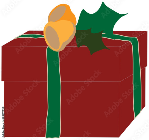 Event gift box package illustration set. Present, Ribbon, Stars. Vector drawing. Hand drawn style. Open and closed.Flat style special celebration, birthday party, surprise,Christmas,New Year,event.	