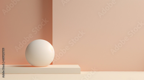 Serene Minimalist Abstract Background: Gentle Light for Modern Product Photography - Soft, Calm, and Elegant Design Evoking Tranquility and Beauty in Contemporary Aesthetics. © Spear