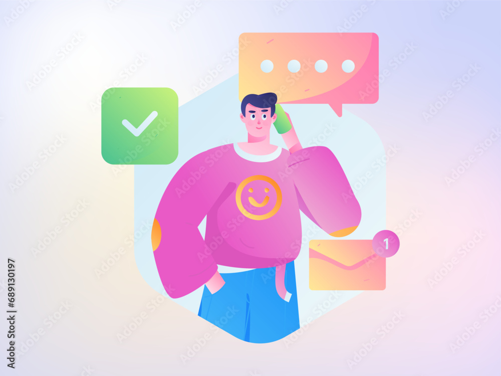 Business People Flat Vector Concept Operation Hand Drawn Illustration
Business People Flat Vector Concept Operation Hand Drawn Illustration