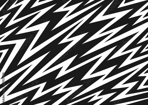 Abstract background with diagonal sharp and spike line pattern photo