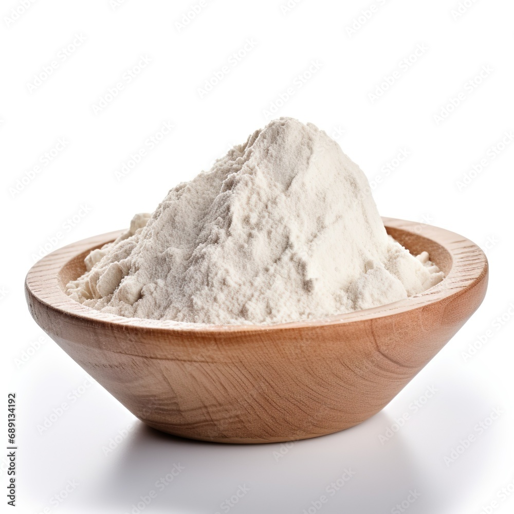 Professional food photography of File powder, isolated on white background, File powder isolated on white background Professional food photography of File powder, isolated on white background, File powder isolated on white background