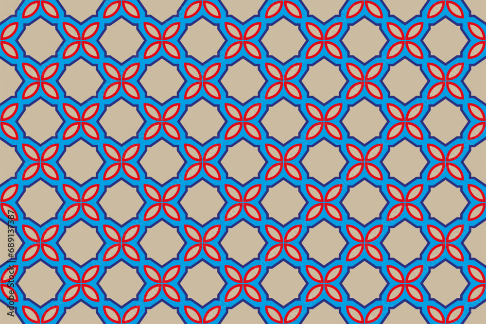 Fototapeta premium Abstract decorative vintage texture. Illustration for design. geometric seamless pattern. 