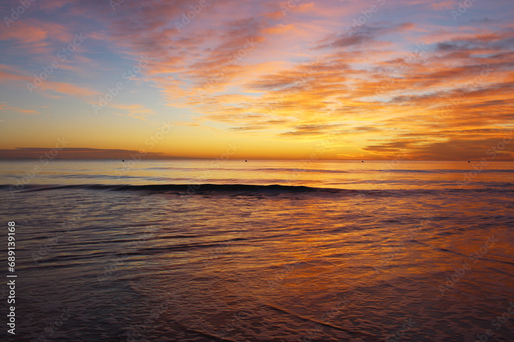 natural background of a beautiful sunset on the beach natural background of a beautiful sunset on the beach