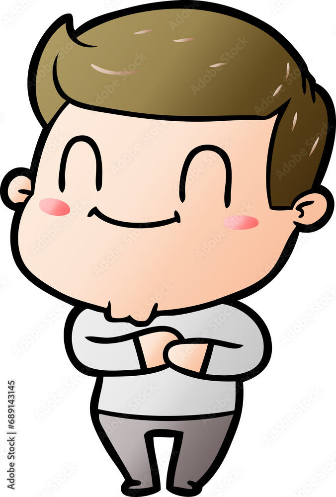 cartoon happy man cartoon happy man