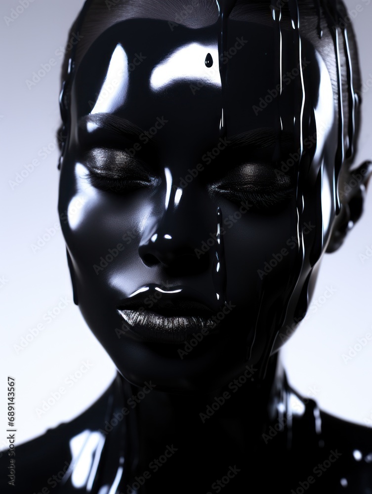 closeup beauty art portrait fantastic black professional makeup african woman. Fashion model sexy face goddess. Glitter shadow eyes glow glitter shine. closeup beauty art portrait fantastic black professional makeup african woman. Fashion model sexy face goddess. Glitter shadow eyes glow glitter shine.