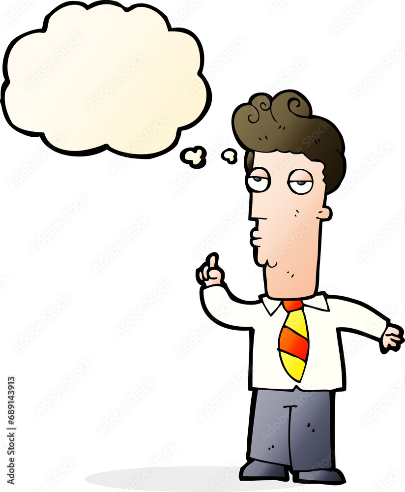 cartoon bored man asking question with thought bubble cartoon bored man asking question with thought bubble