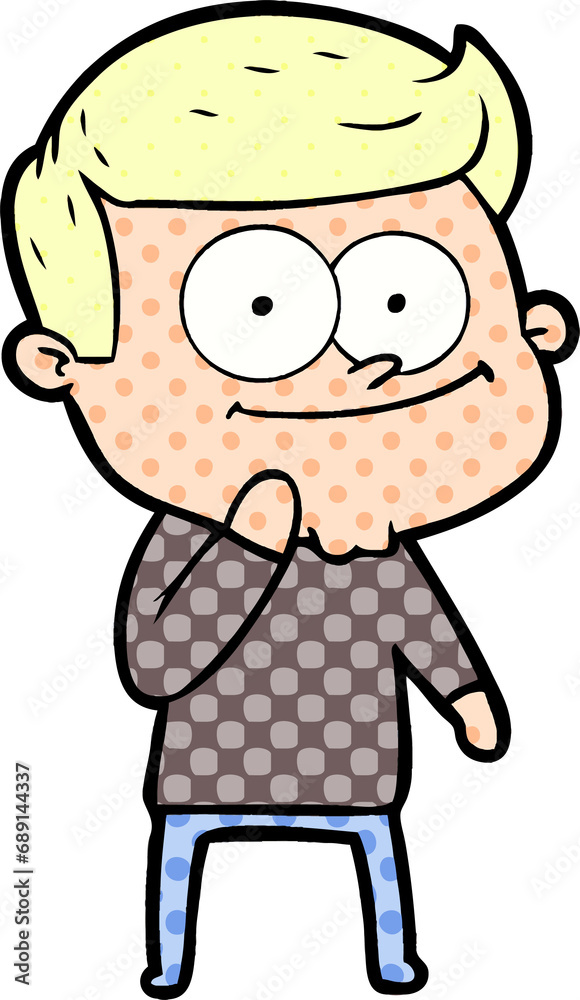 cartoon happy man cartoon happy man