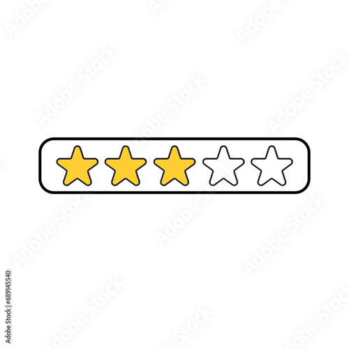 Rating Stars Set