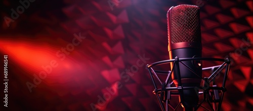 Microphone with screen devi...