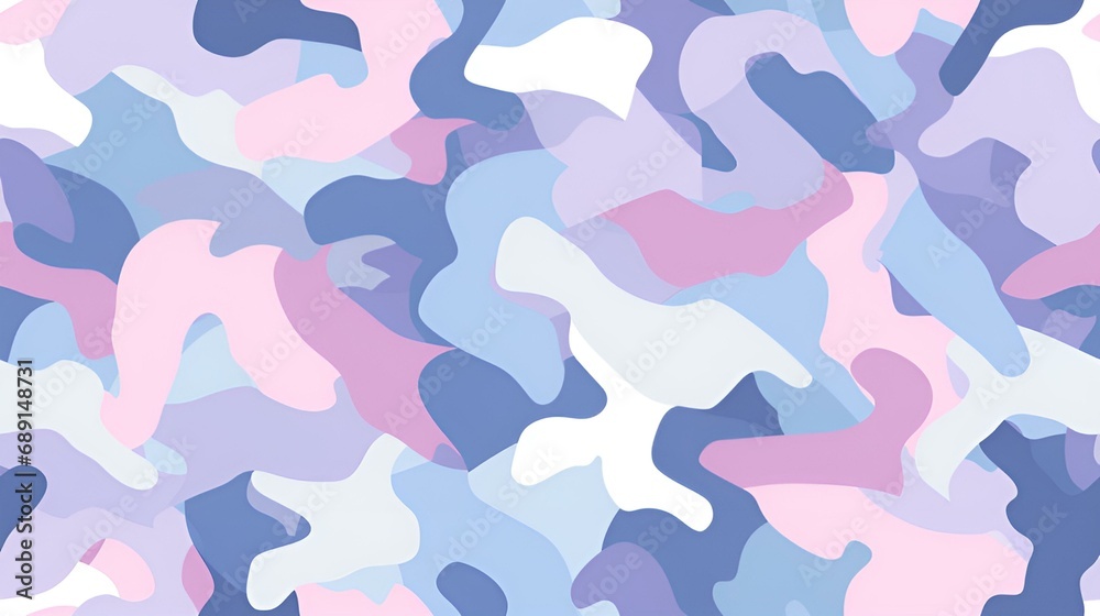 pastel camouflage pattern