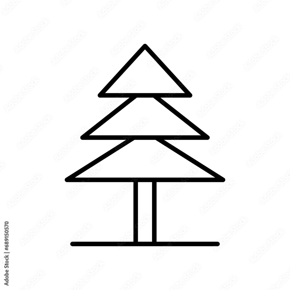 tree line icon tree line icon