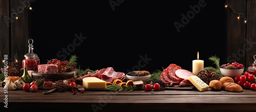 Festive charcuterie display...