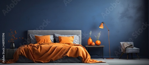 Elegant bedroom decor with ...