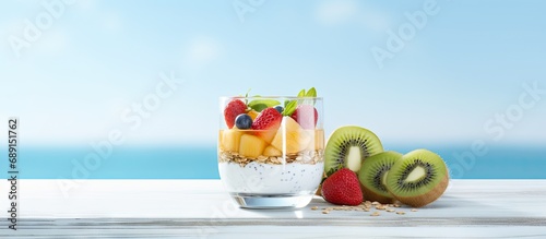 Front view of a healthy bre...