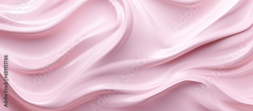 Cream s texture on pink backdrop Copy space image Place for adding text or design