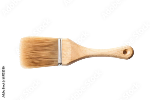 A Transparent White Background Wooden Brush, Isolated On A White Background, Png.